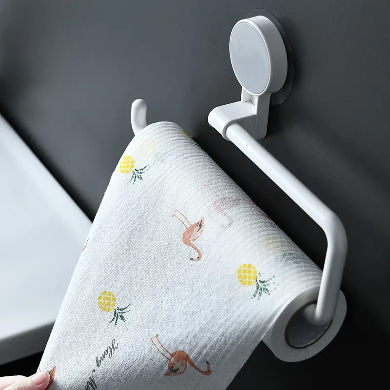 Wall-Mounted Toilet Paper Rack 6cm x 10cm Plastic - Image 4