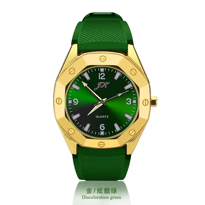 Gorgeous Green USB Charging Wristwatch with Side Opening - Image 2