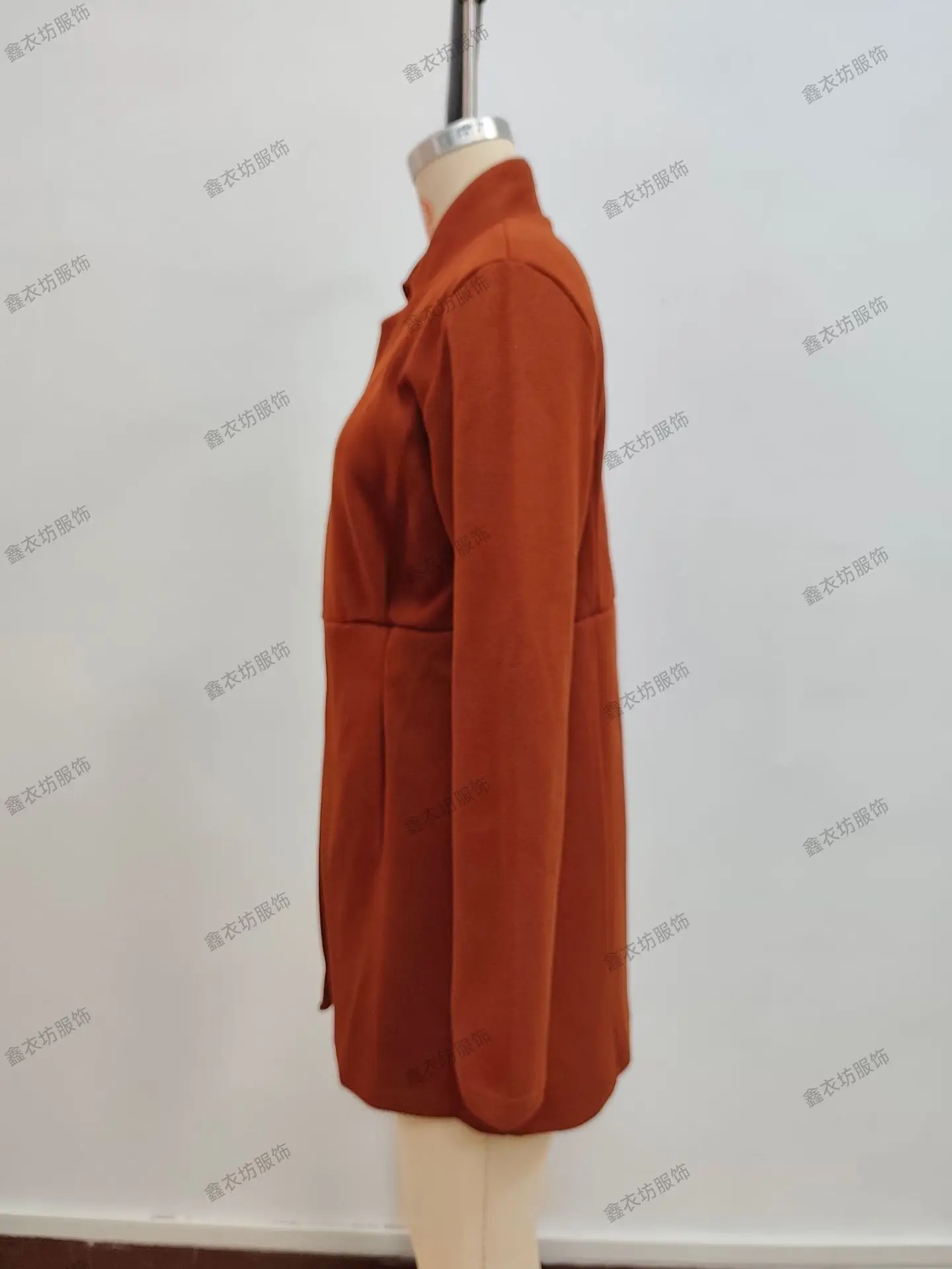 Women Woolen Coat 2025 Autumn Slim Fit Beige — feature 39