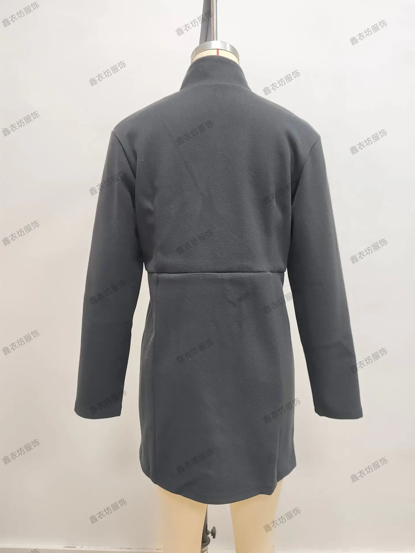 Women Woolen Coat 2025 Autumn Slim Fit Beige — feature 42