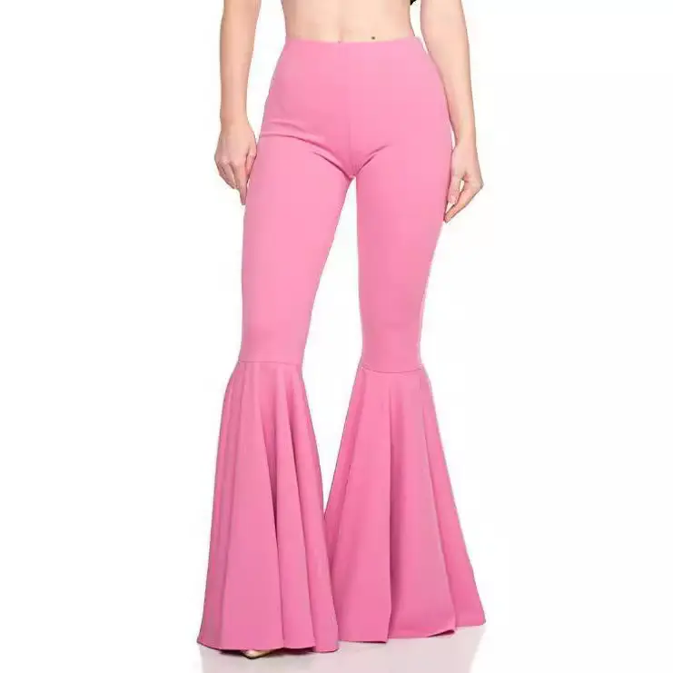 Women Mermaid Pants High Waist Slim Fit Stretch - Image 11