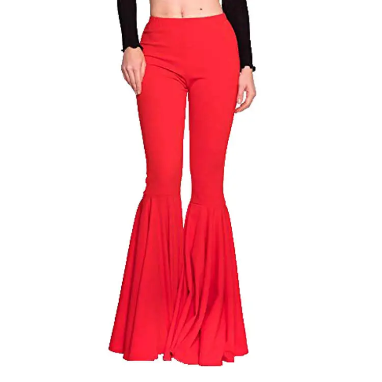 Women Mermaid Pants High Waist Slim Fit Stretch - Image 2