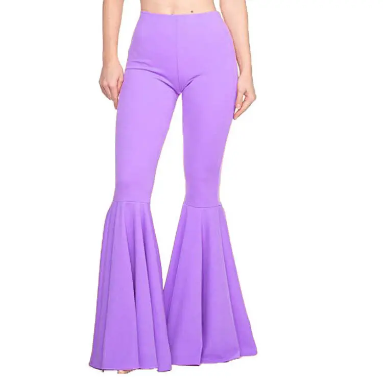 Women Mermaid Pants High Waist Slim Fit Stretch - Image 8