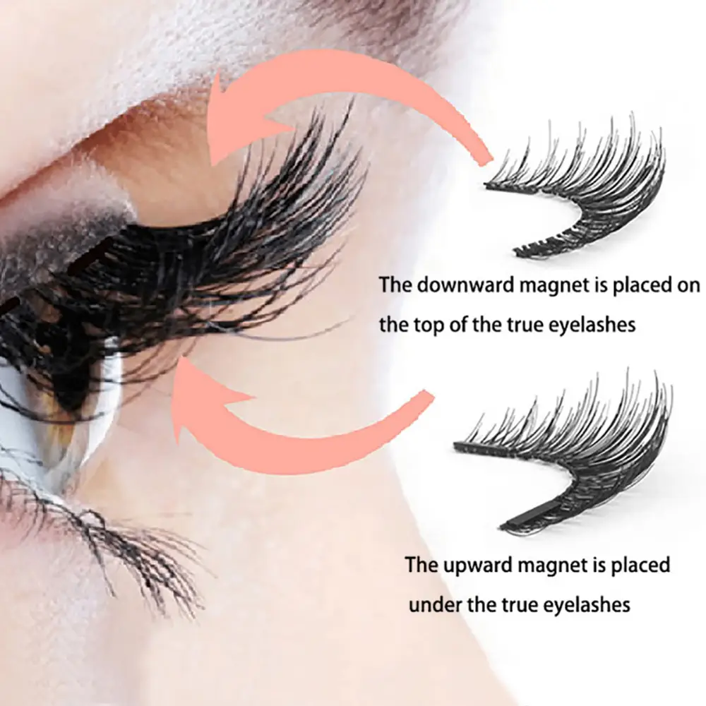 Magnetic False Eyelashes Set with Clip - Image 38