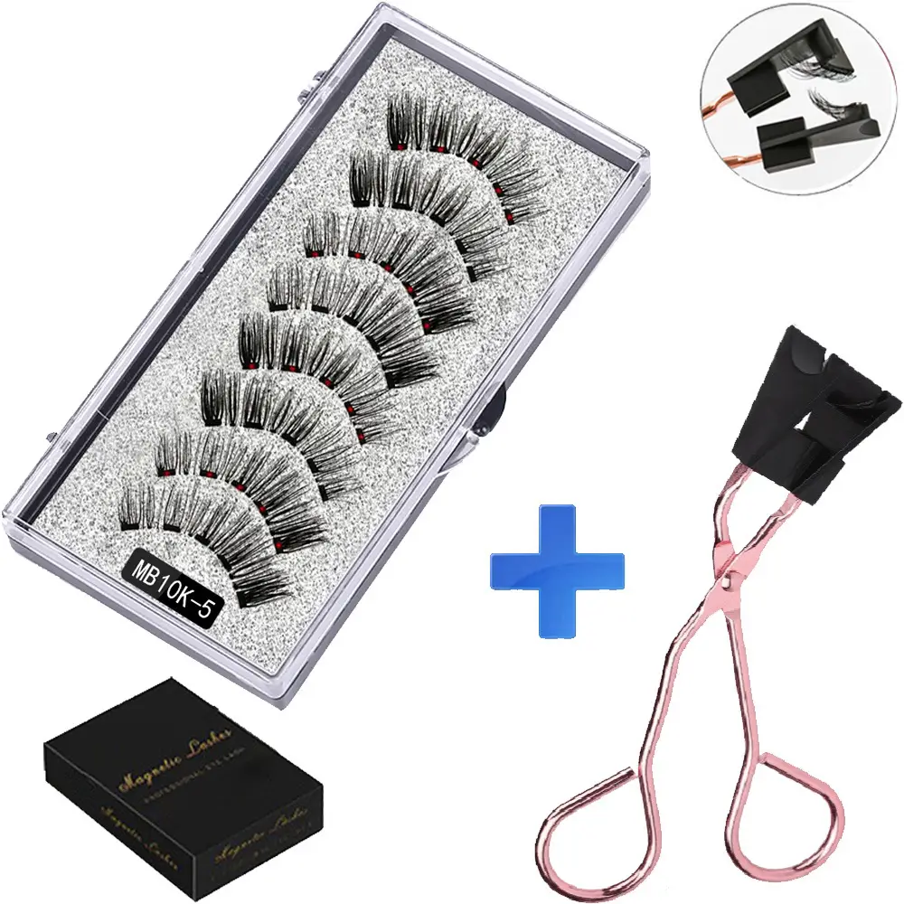 Magnetic False Eyelashes Set with Clip - Image 39