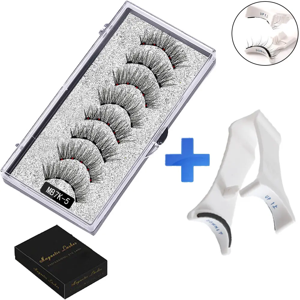 Magnetic False Eyelashes Set with Clip - Image 13