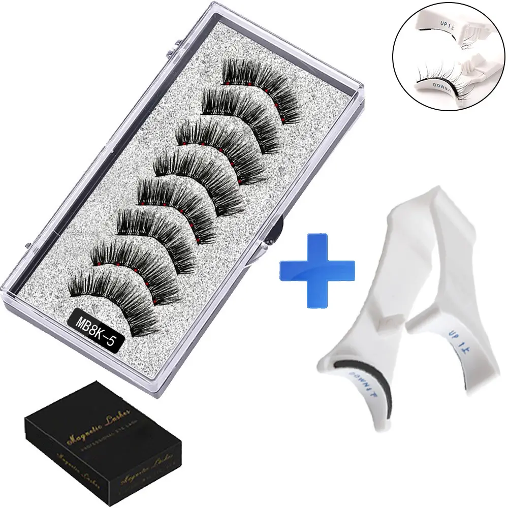 Magnetic False Eyelashes Set with Clip - Image 15