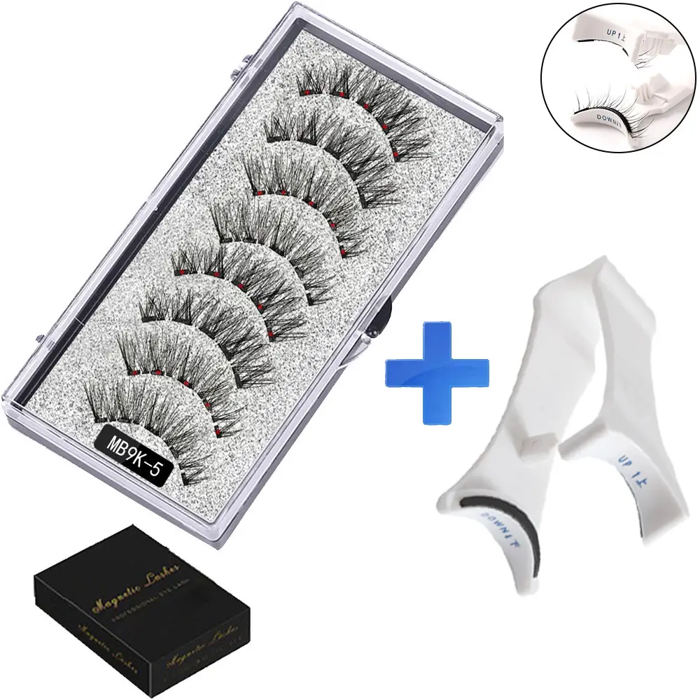 Magnetic False Eyelashes Set with Clip - Image 17