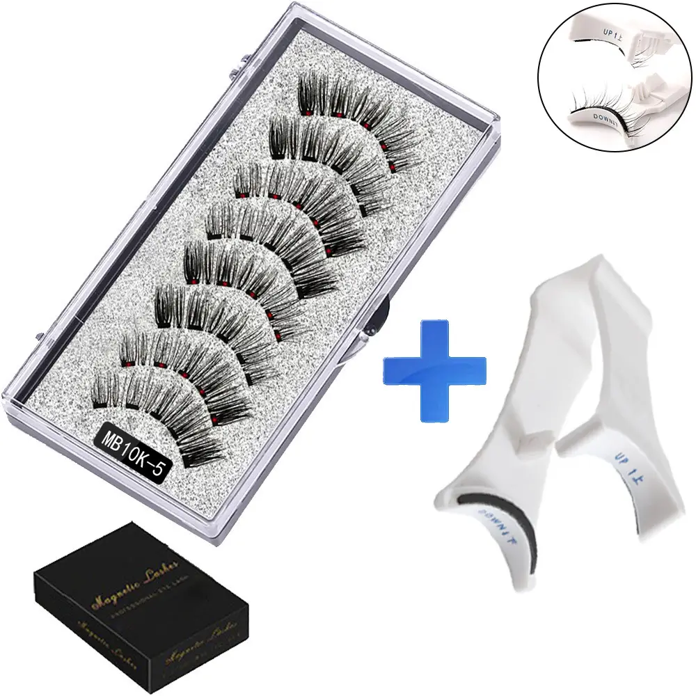 Magnetic False Eyelashes Set with Clip - Image 19
