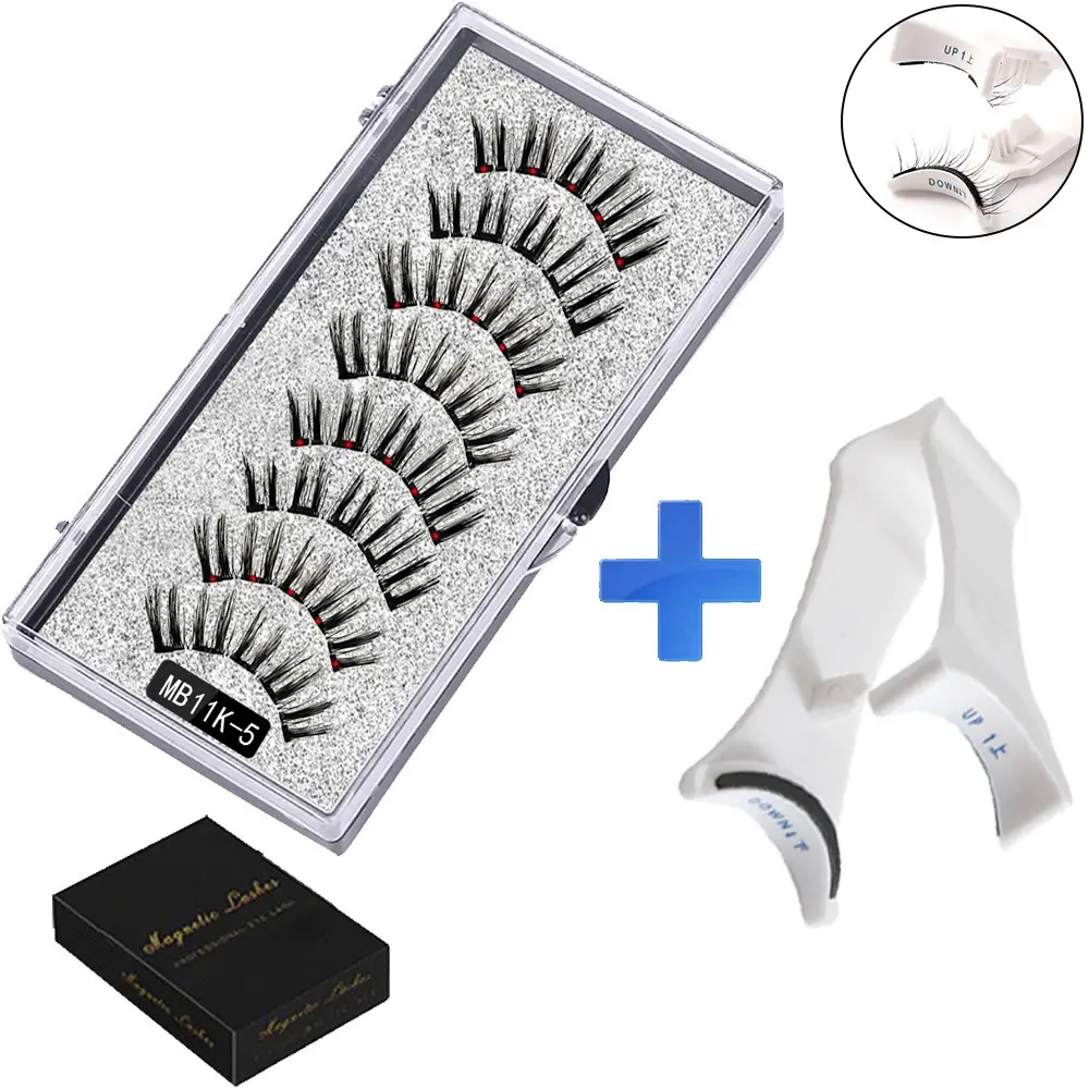 Magnetic False Eyelashes Set with Clip - Image 21