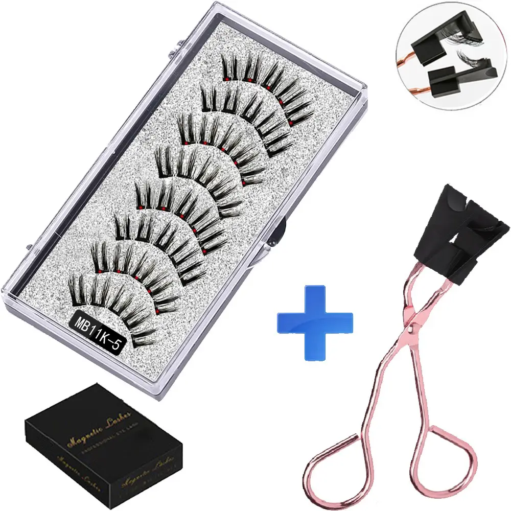 Magnetic False Eyelashes Set with Clip - Image 22