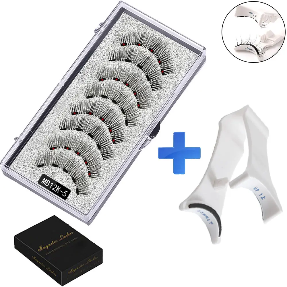 Magnetic False Eyelashes Set with Clip - Image 23