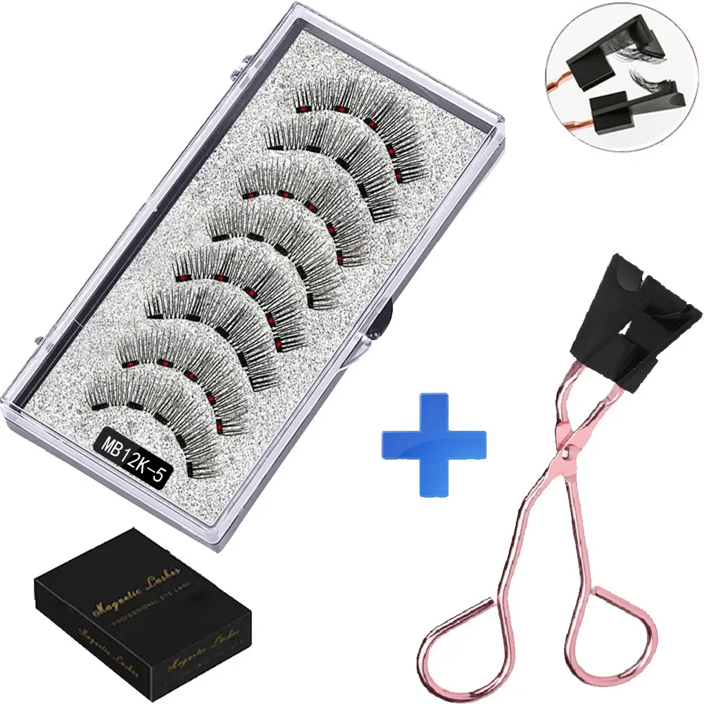 Magnetic False Eyelashes Set with Clip - Image 24