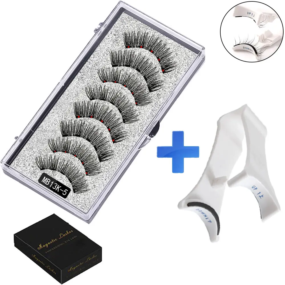 Magnetic False Eyelashes Set with Clip - Image 25