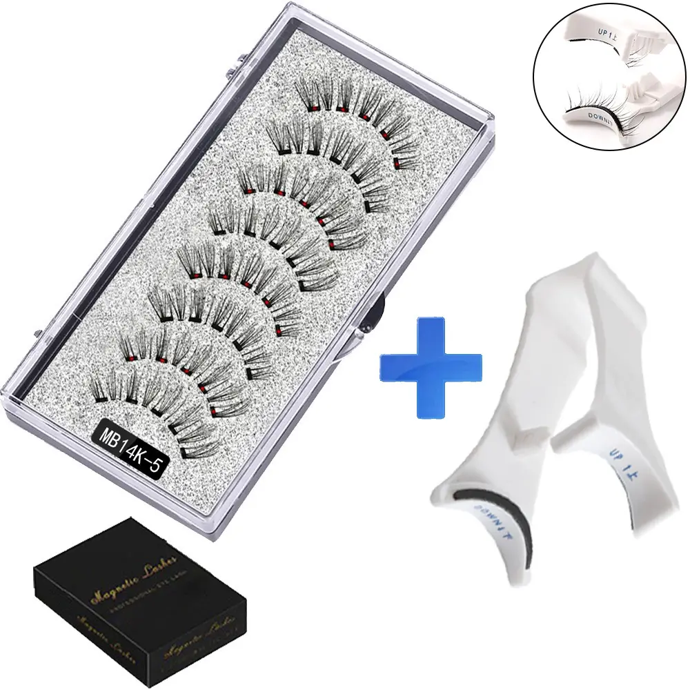 Magnetic False Eyelashes Set with Clip - Image 27