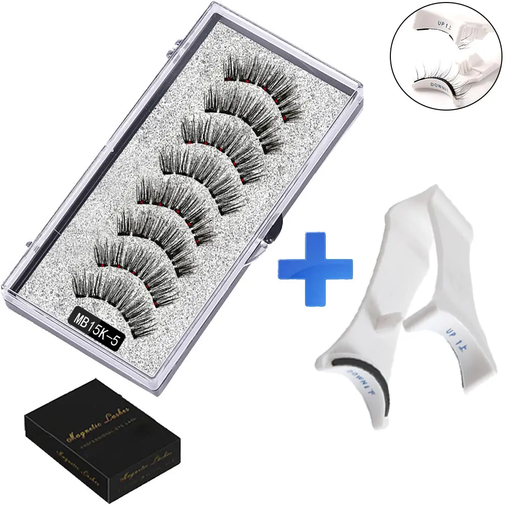 Magnetic False Eyelashes Set with Clip - Image 29