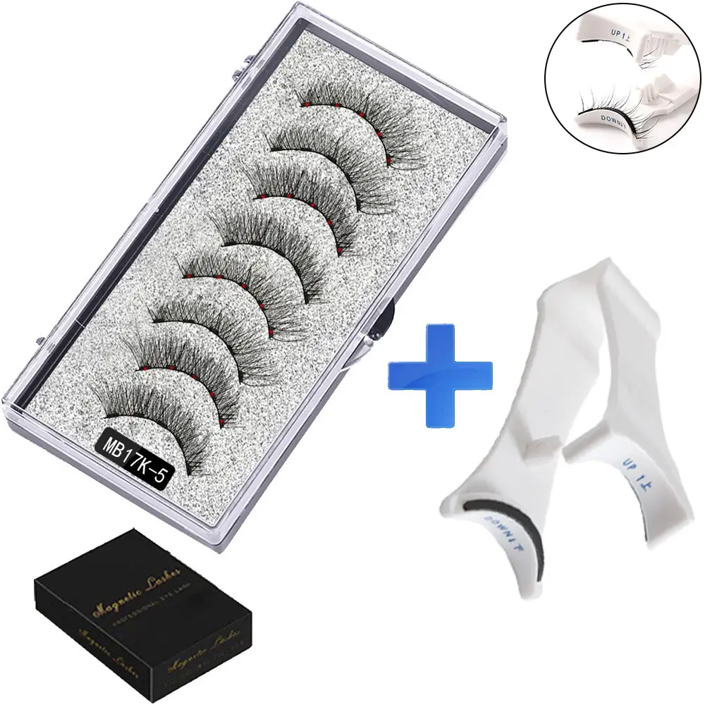 Magnetic False Eyelashes Set with Clip - Image 33