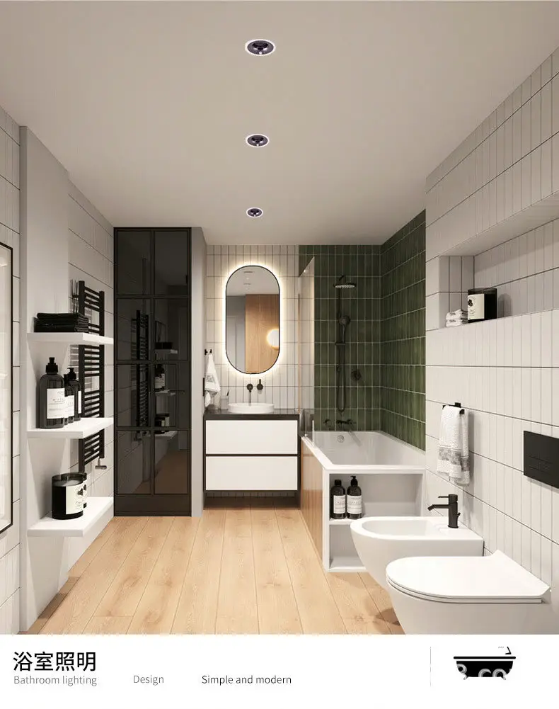 COB Anti-Glare Induction Doorway Lights 120° — feature 18