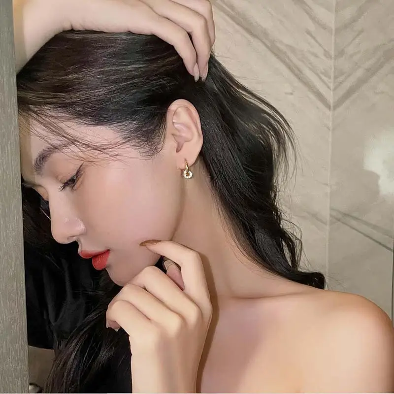 Korean Elegant Small Waist Earrings for Women