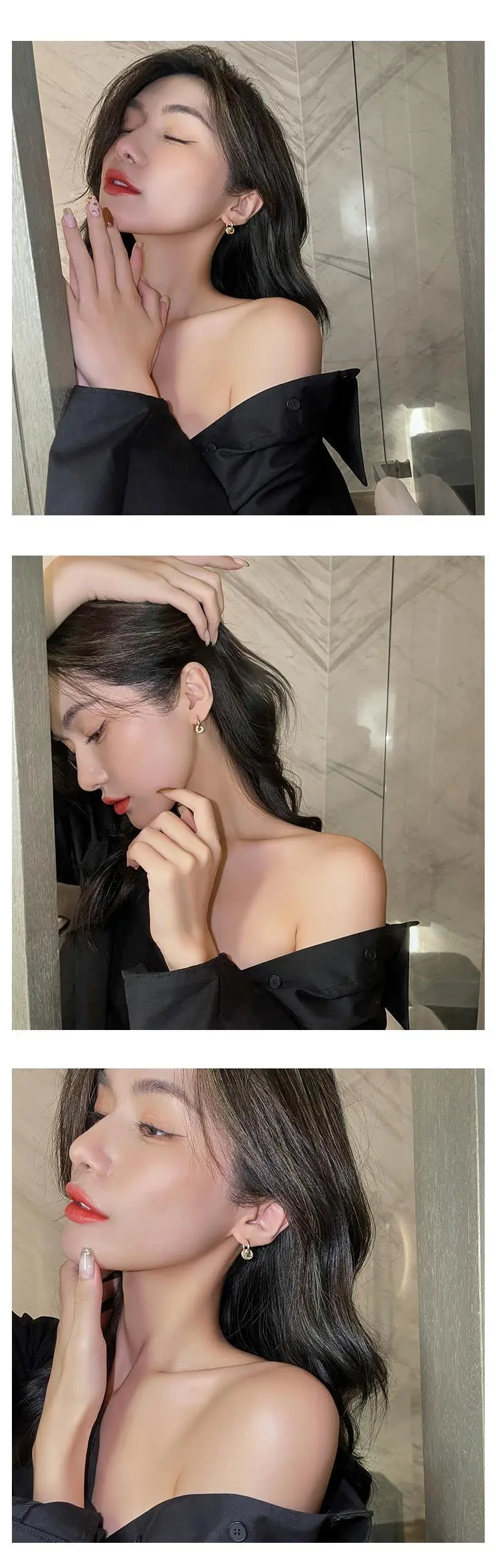 Korean Elegant Small Waist Earrings for Women — feature 33