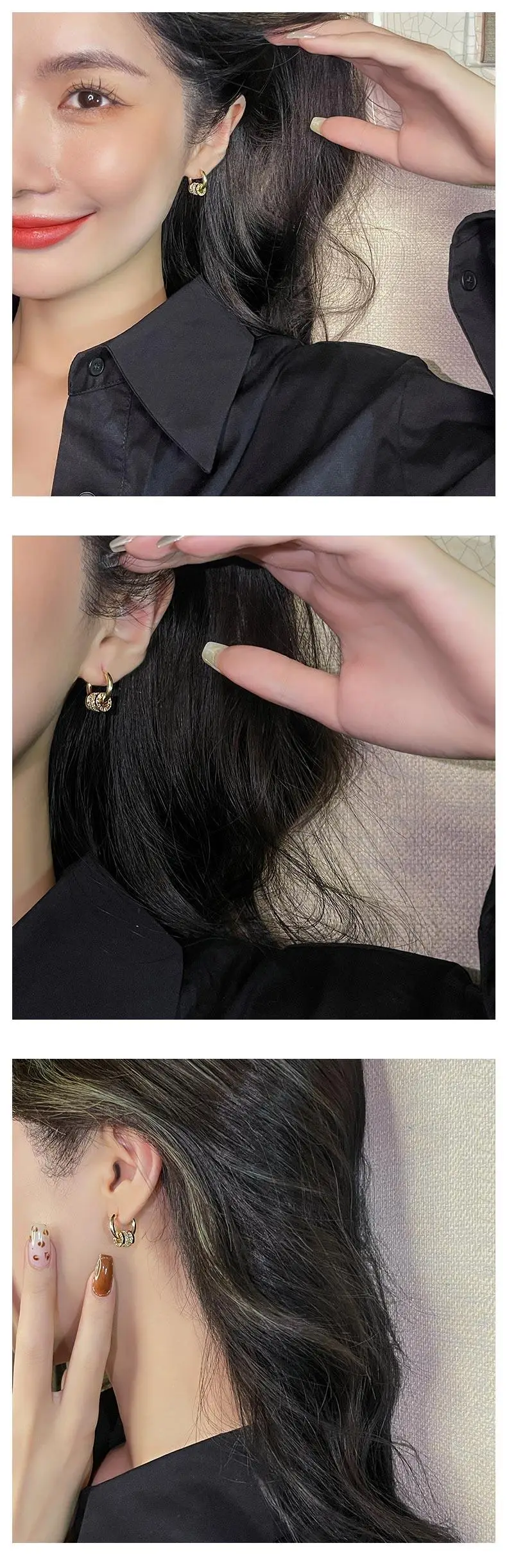 Korean Elegant Small Waist Earrings for Women — feature 35