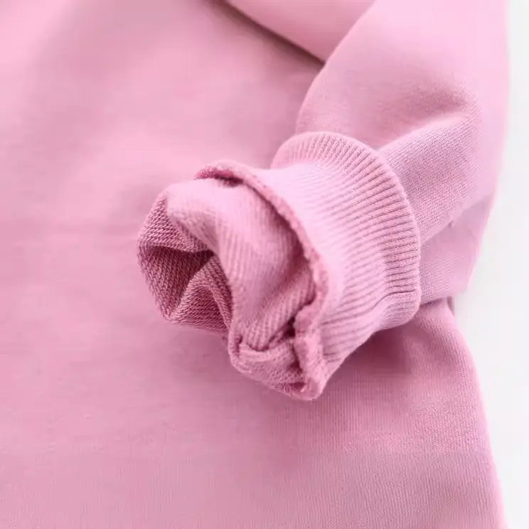 Girls' Pink Cotton Terry Sweatshirt 2022 - Image 7