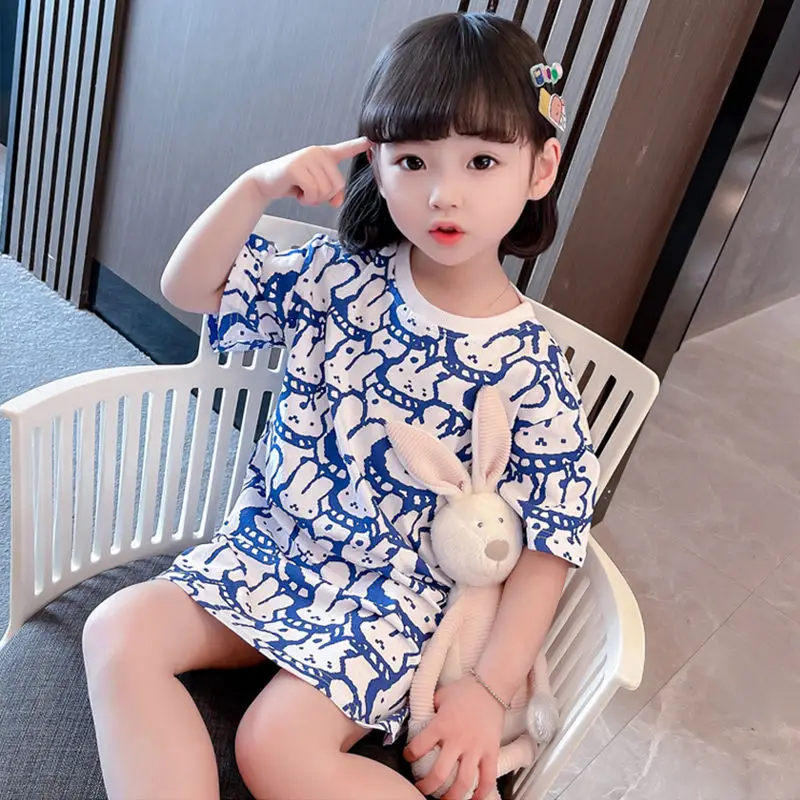 Children's Blue Butterfly Short Sleeve T-Shirt 2025 - Image 2