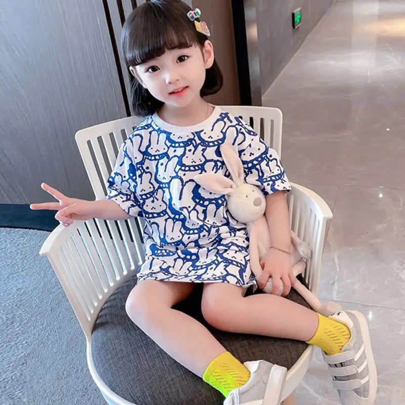 Children's Blue Butterfly Short Sleeve T-Shirt 2025 - Image 3