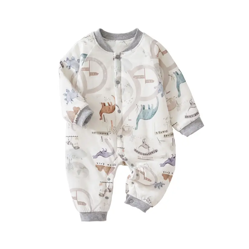 New Baby Cotton Padded Coat Jumpsuit Autumn Winter - Image 11
