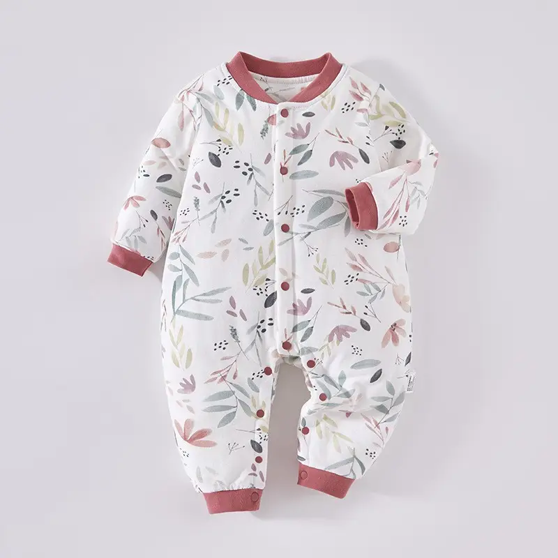 New Baby Cotton Padded Coat Jumpsuit Autumn Winter - Image 6