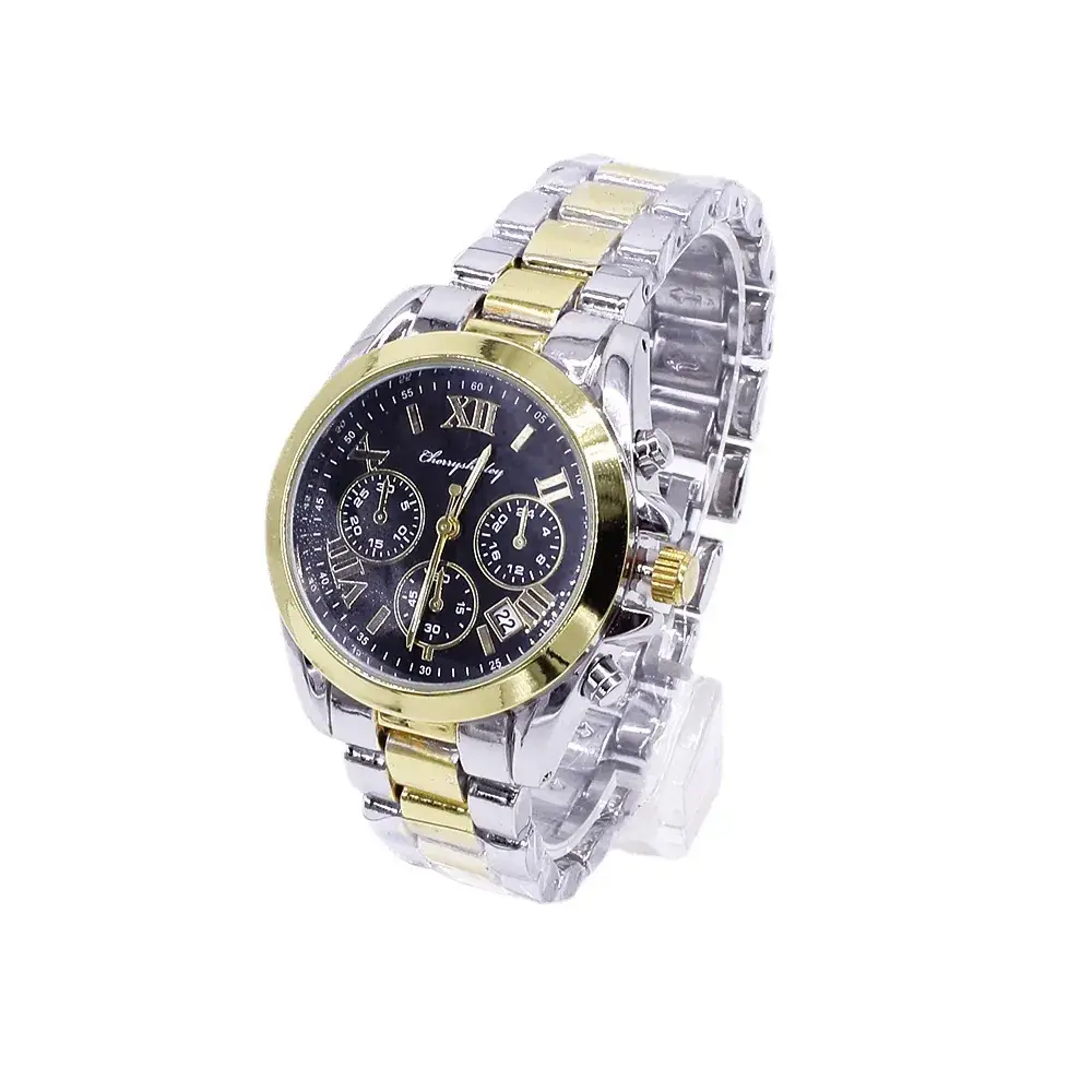 Gold Plated Women's Watch with Bracelet Set - Image 7
