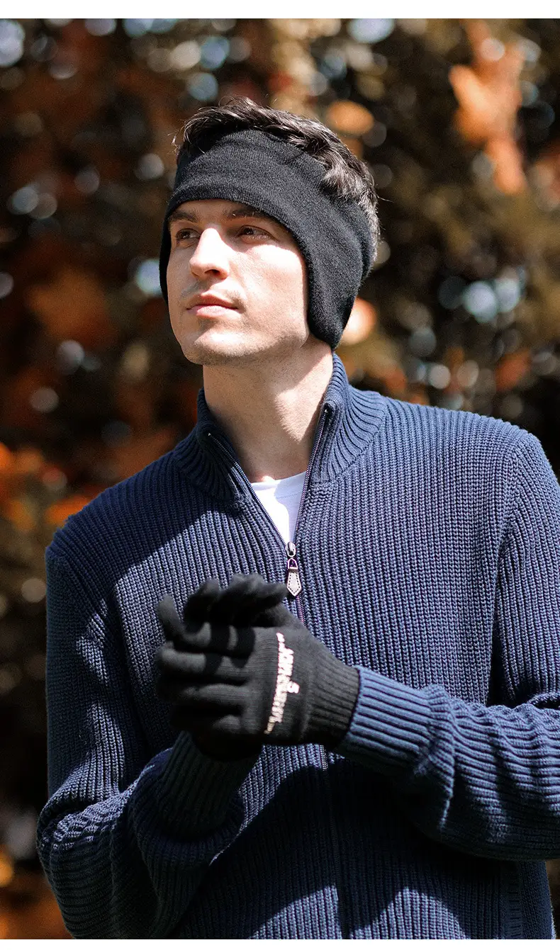 Winter Warm Earmuffs for Men Velvet Windproof — feature 21