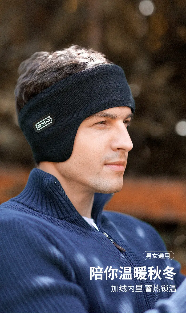 Winter Warm Earmuffs for Men Velvet Windproof — feature 9