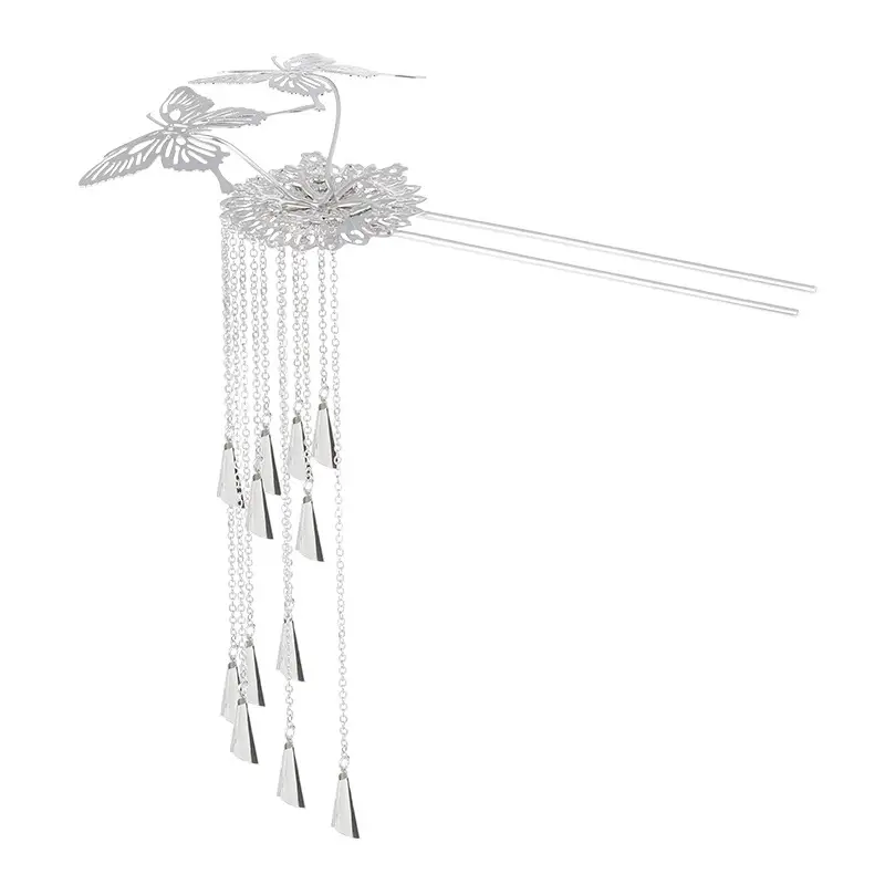 Antique Wind Bell Hairpin with Tassels - Image 8