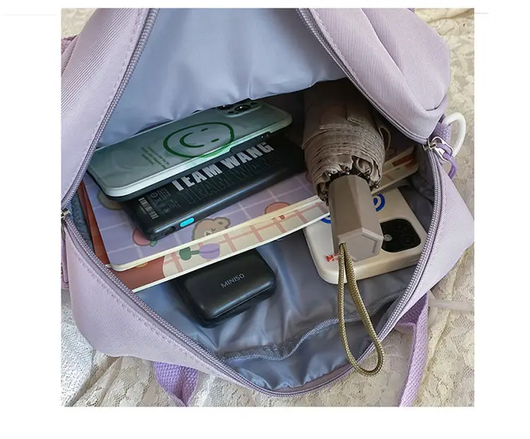Japanese Style Light Blue Multi-Function Shoulder Bag for Girls — feature 7
