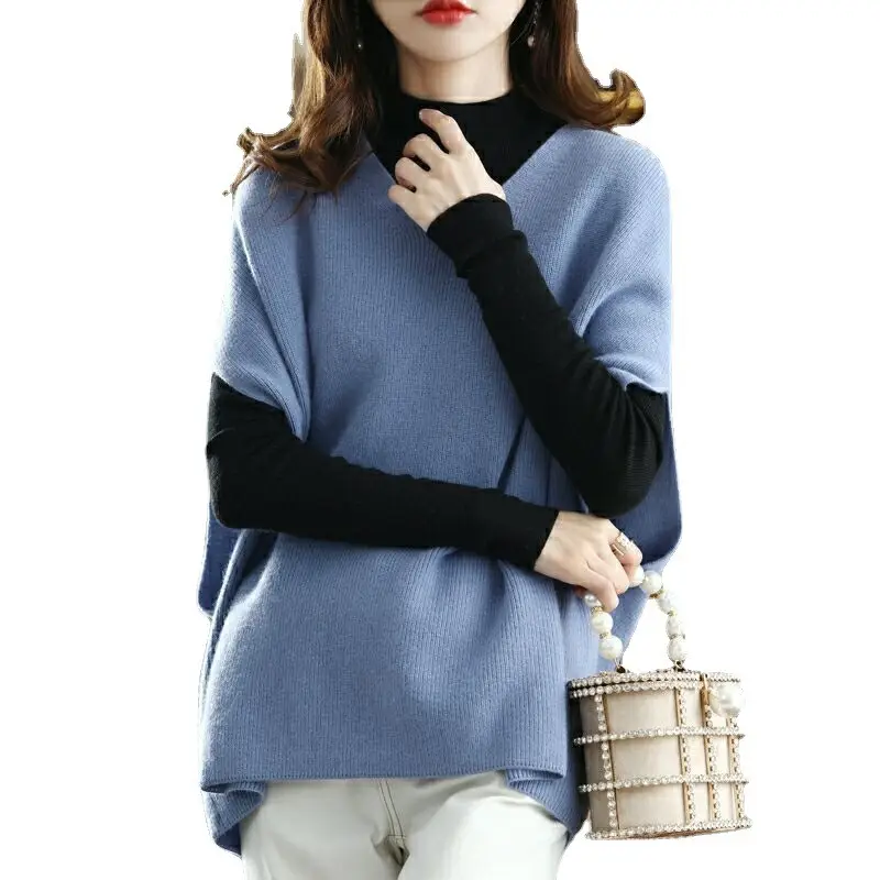 Spring & Autumn Clip Vest Vesting Plus Size Knitted Waistcoat — feature 30