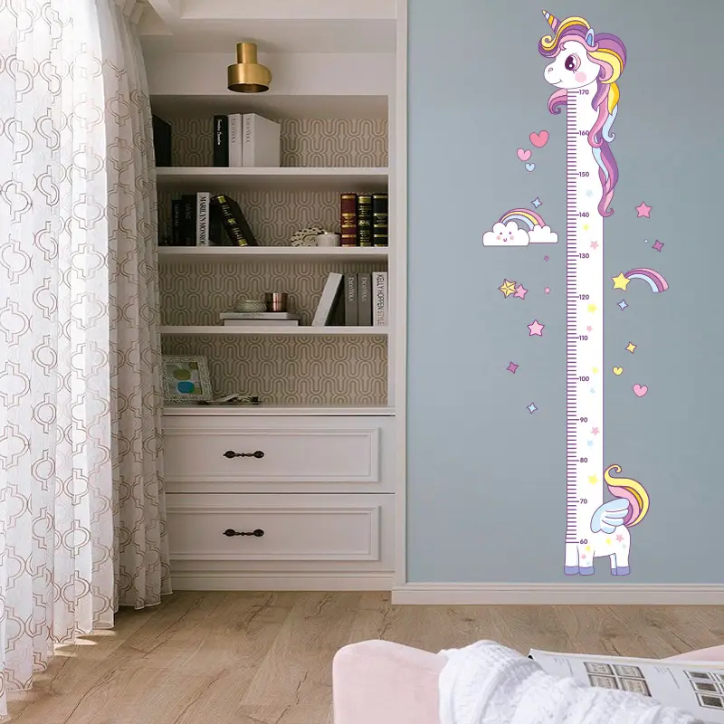 Starlight Unicorn Height Sticker for Kids Room - Image 6