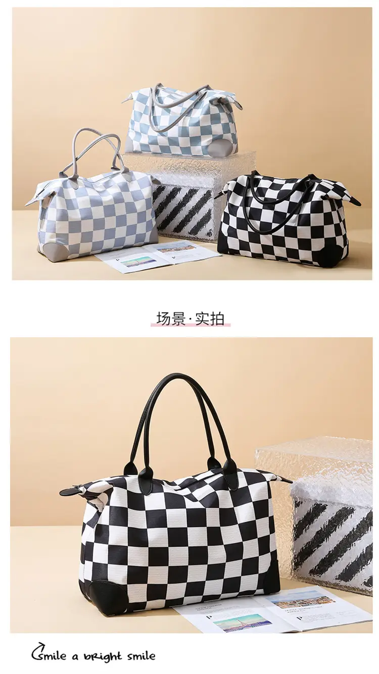 Women's Large Capacity Travel Bag Grey — feature 18