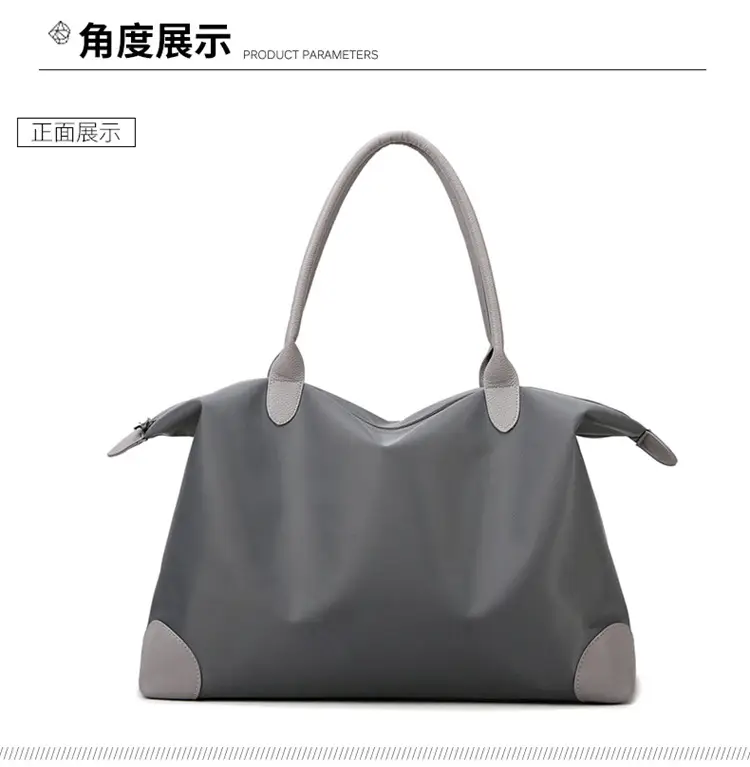 Women's Large Capacity Travel Bag Grey — feature 27