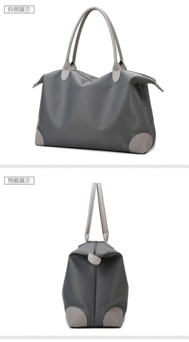 Women's Large Capacity Travel Bag Grey — feature 28