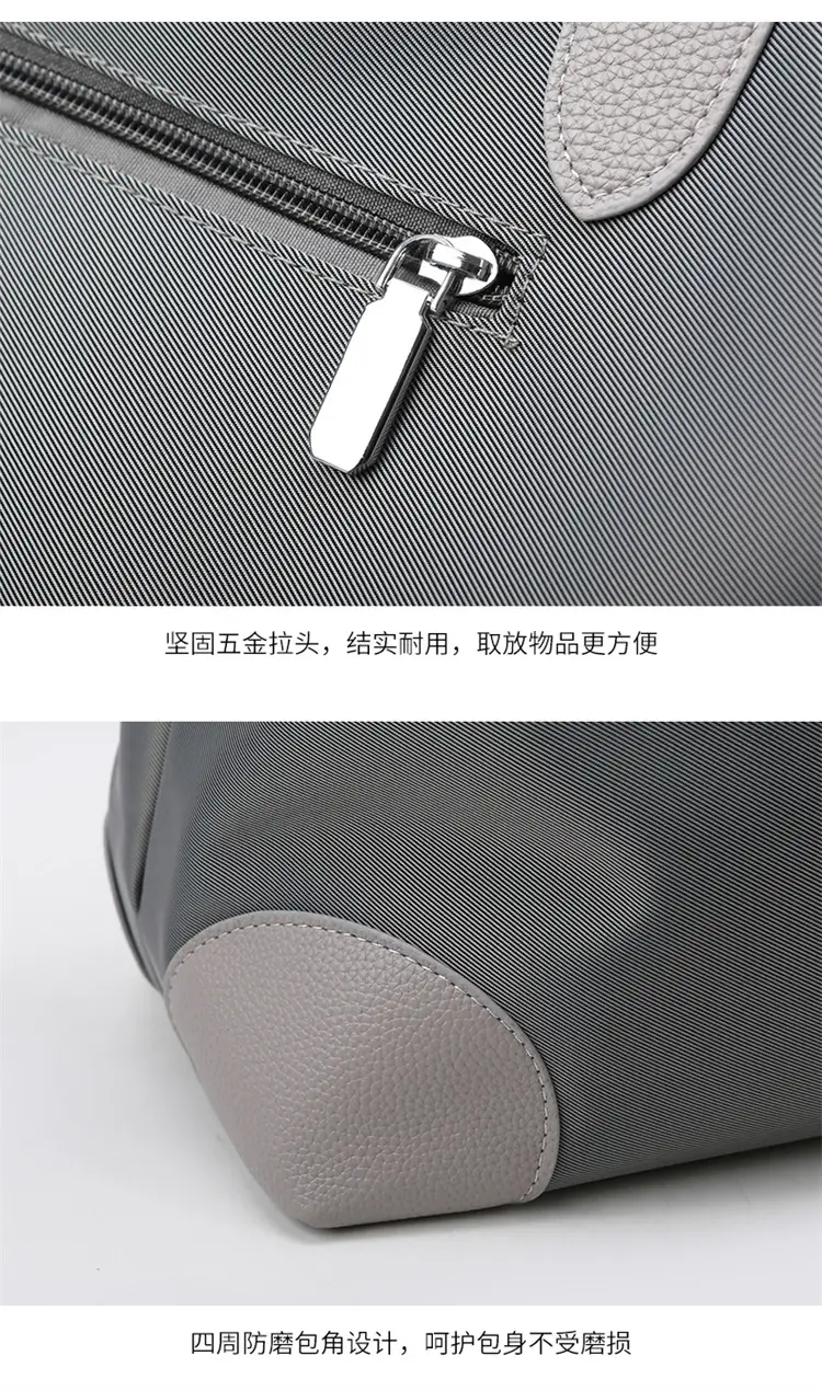 Women's Large Capacity Travel Bag Grey — feature 31