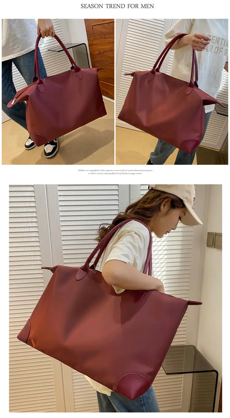 Women's Large Capacity Travel Bag Grey — feature 38