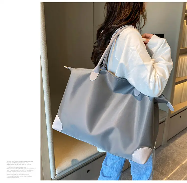 Women's Large Capacity Travel Bag Grey — feature 43