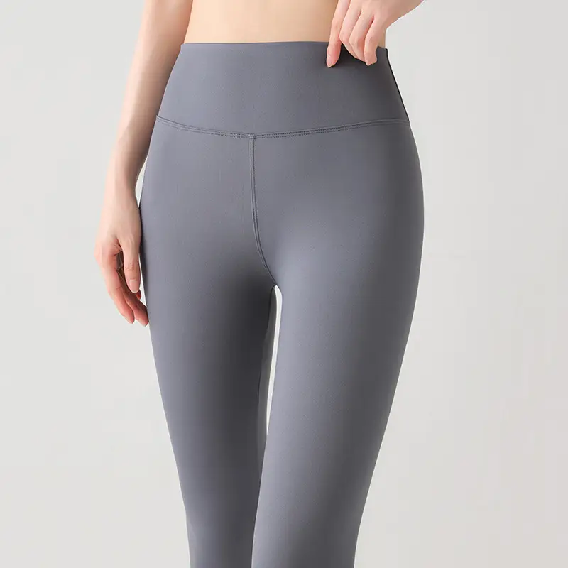 Black Printed Leggings with 4-Stripe Design for Women - Image 3