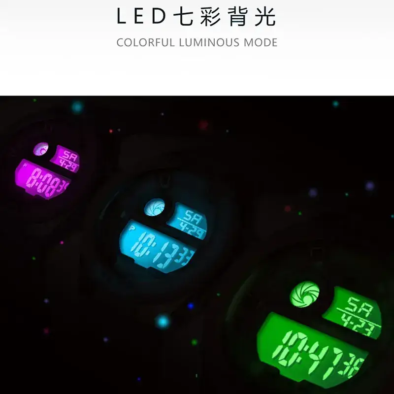 Macaron Color Digital Watch 30m Waterproof - Image 8