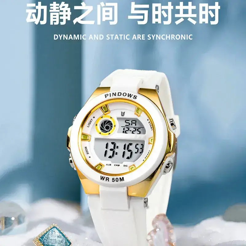 Macaron Color Digital Watch 30m Waterproof - Image 9