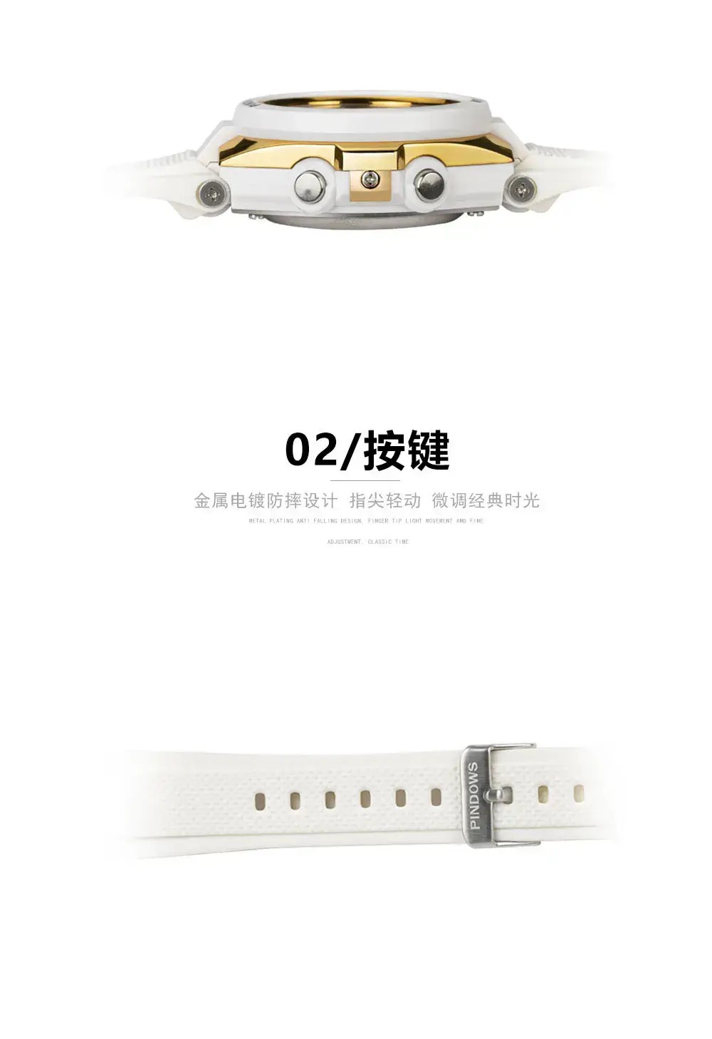 Macaron Color Digital Watch 30m Waterproof — feature 14