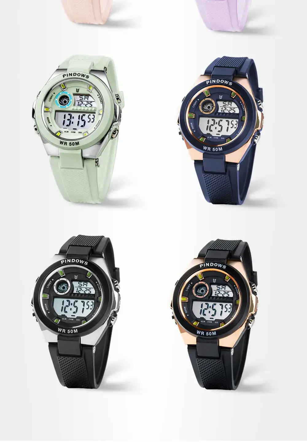 Macaron Color Digital Watch 30m Waterproof — feature 18