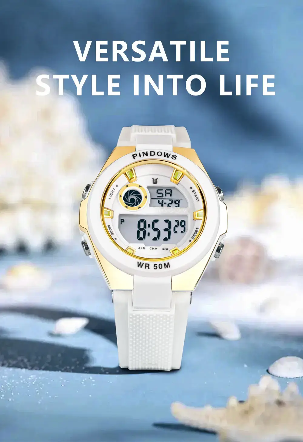 Macaron Color Digital Watch 30m Waterproof — feature 9