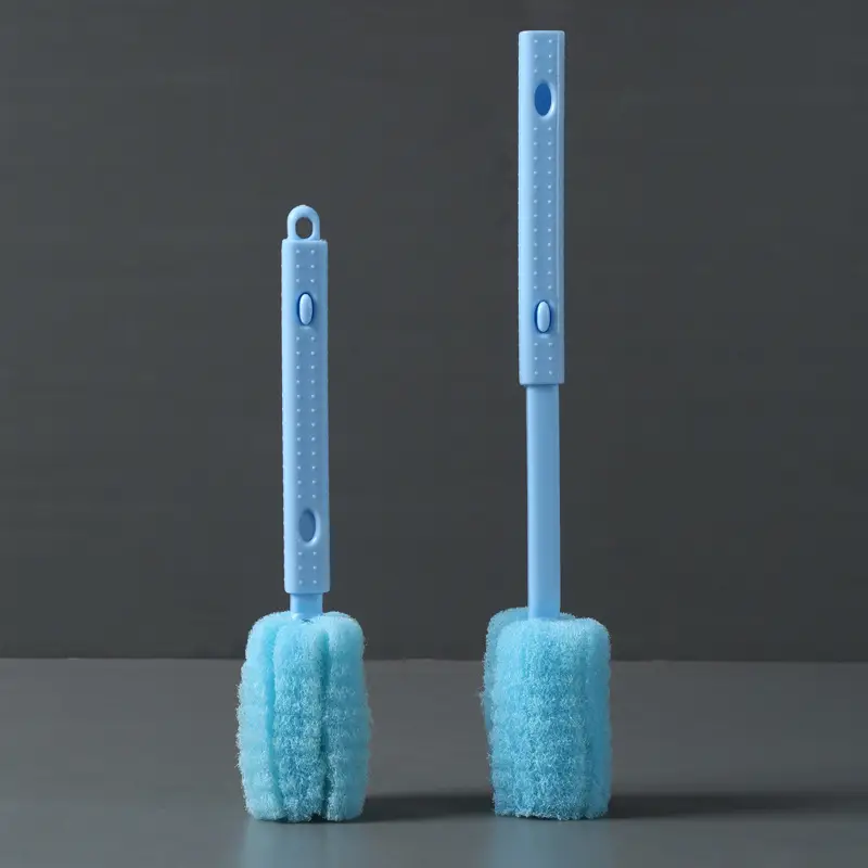 Colorful Reusable Cup Brush Sponges Long Handle - Image 4